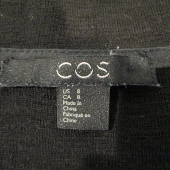 COS Contrast Fabric Wool / Modal Long Sleeve - Picture 5 of 6